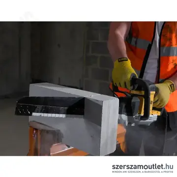 DEWALT DWE399-QS Aligátorfűrész TCT vágólappal gázbetonhoz, 43cm, 1700W/230V