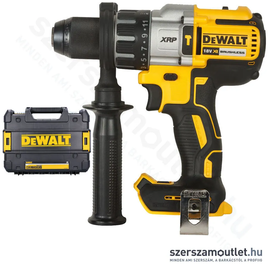 DEWALT DCD996NT Akkus kefementes ütvefúró-csavarozó TSTAK kofferben (18V) (Akku és töltő nélkül)