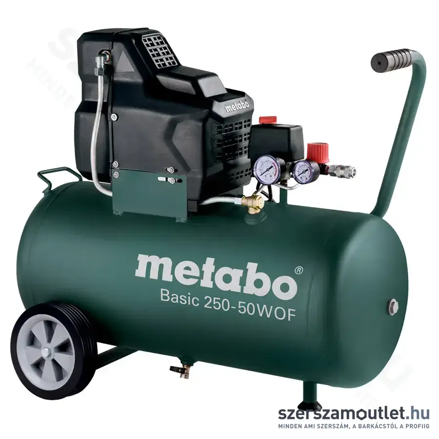 METABO BASIC 250-50 W OF Olajmentes kompresszor (1500W/50l) (601535000)