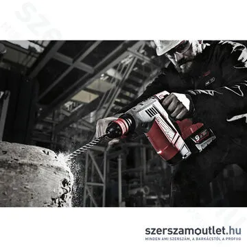 MILWAUKEE M18 CHPX-0X Akkus kefementes fúró-vésőkalapács, HD koffer (18V) (Akku és töltő nélkül!)