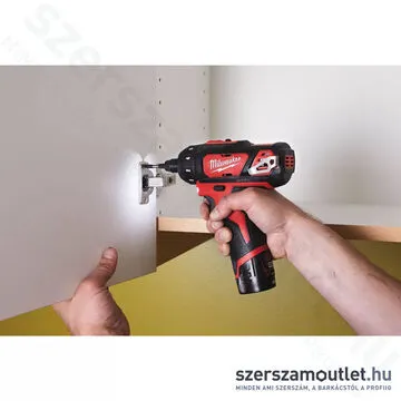 MILWAUKEE M12 BD-0 Akkus fúró-csavarbehajtó (12V) (Akku és töltő nélkül!) (4933441910)