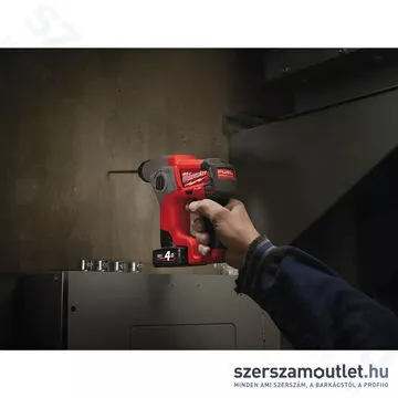 MILWAUKEE M12 CH-0 Akkus szénkefementes fúrókalapács (12V) (Akku és töltő nélkül!) (4933441947)