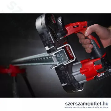 MILWAUKEE M12 BS-0 Akkus szalagfűrész (12V) (Akku és töltő nélkül!) (4933431310)