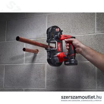 MILWAUKEE M12 BS-0 Akkus szalagfűrész (12V) (Akku és töltő nélkül!) (4933431310)