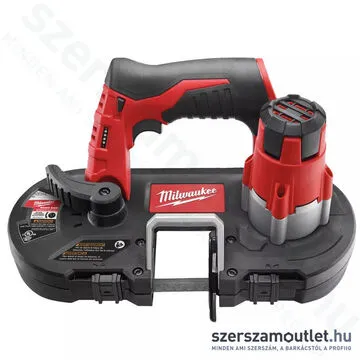 MILWAUKEE M12 BS-0 Akkus szalagfűrész (12V) (Akku és töltő nélkül!) (4933431310)