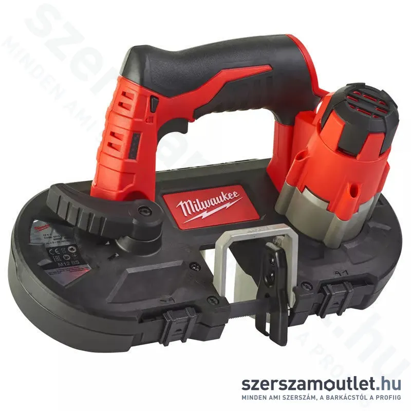 MILWAUKEE M12 BS-0 Akkus szalagfűrész (12V) (Akku és töltő nélkül!) (4933431310)