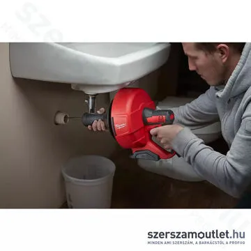 MILWAUKEE M12 BDC6-0 Akkus lefolyócső tisztító 6 mm-es spirál kábellel (12V) (Akku és töltő nélkül!)
