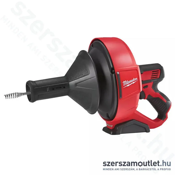 MILWAUKEE M12 BDC8-0 Akkus lefolyócső tisztító 8mm-es spirál kábellel (12V) (Akku és töltő nélkül!)