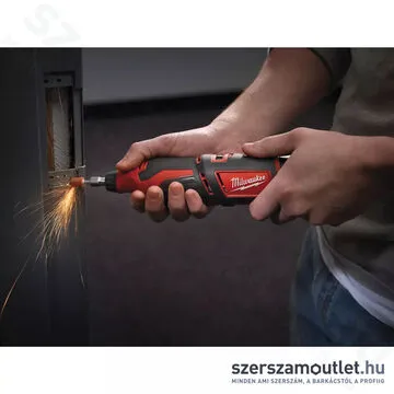 MILWAUKEE C12 RT-0 Akkus multifunkciós szerszám, egyenescsiszoló (Akku és töltő nélkül) (4933427183)