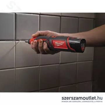MILWAUKEE C12 RT-0 Akkus multifunkciós szerszám, egyenescsiszoló (Akku és töltő nélkül) (4933427183)
