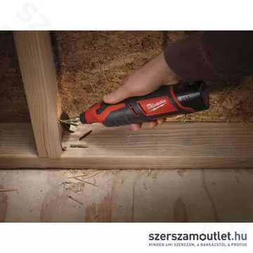 MILWAUKEE C12 RT-0 Akkus multifunkciós szerszám, egyenescsiszoló (Akku és töltő nélkül) (4933427183)