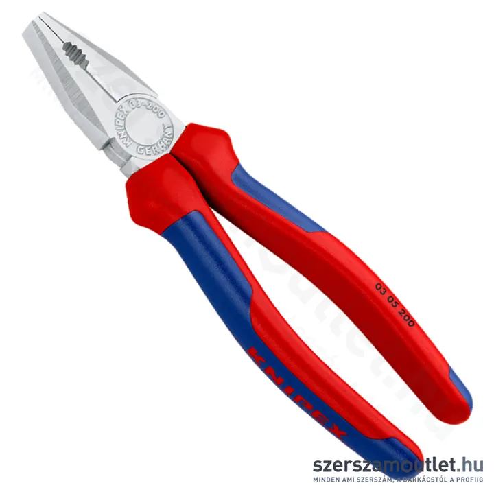 KNIPEX Kombinált fogó (egyetemes fogó) 200mm (03 05 200)