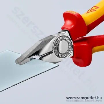 KNIPEX Szigetelt kombinált fogó 180mm (03 06 180)