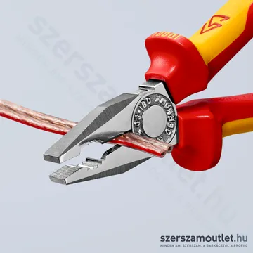 KNIPEX Szigetelt kombinált fogó 180mm (03 06 180)