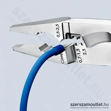 KNIPEX Blankoló, saruzó fogó 200mm (13 86 200)