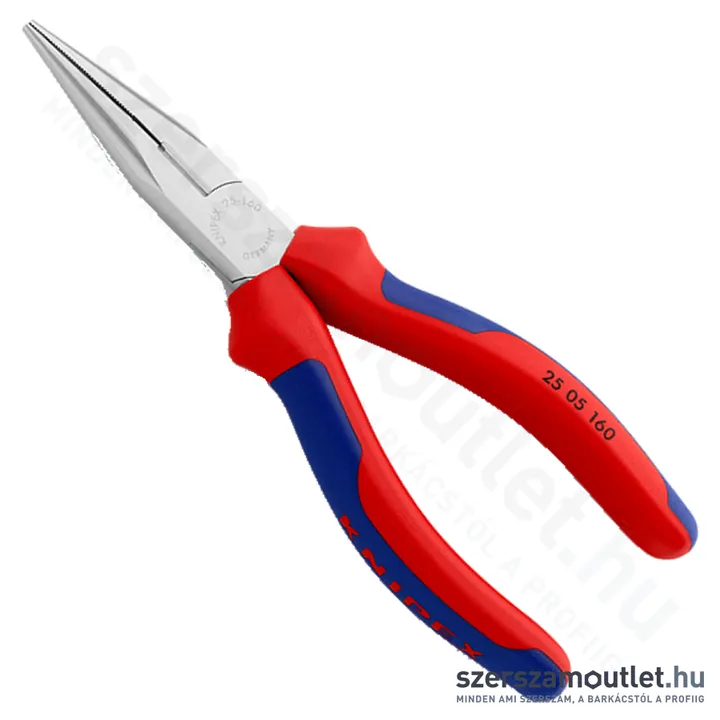 KNIPEX Telefon (rádió) fogó egyenes 160mm (25 05 160)