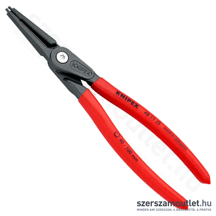 KNIPEX Seeger (zéger) fogó egyenes belső 225mm (48 11 J3)