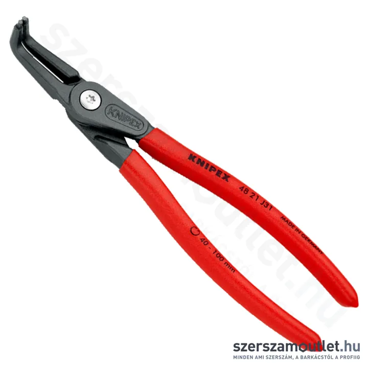 KNIPEX Seeger (zéger) fogó hajlított belső 210mm (48 21 J31)