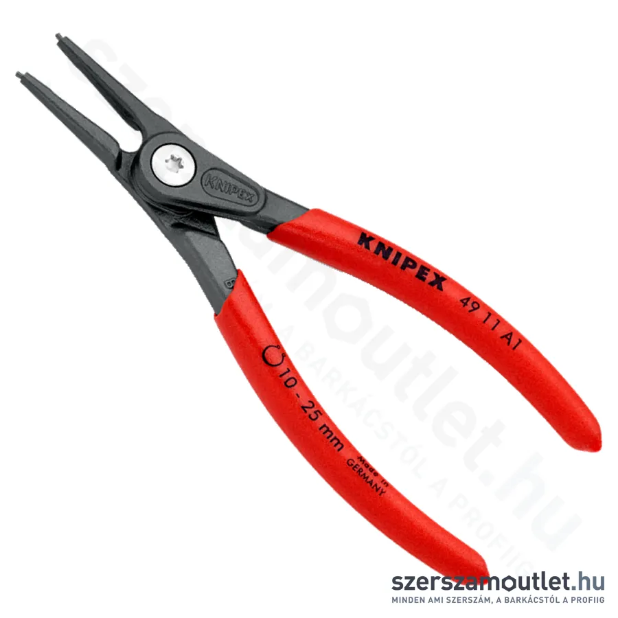 KNIPEX Seeger (zéger) fogó egyenes külső 140mm (49 11 A1)