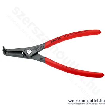 KNIPEX Seeger (zéger) fogó hajlított külső 210mm (49 21 A31)