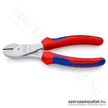 KNIPEX Erő-kímélő oldalcsípő fogó 180mm (74 05 180)
