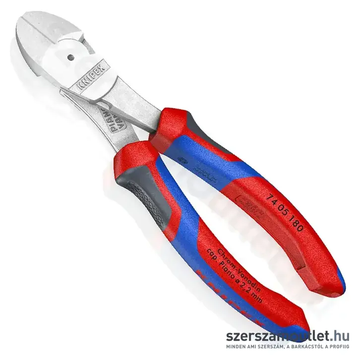 KNIPEX Erő-kímélő oldalcsípő fogó 180mm (74 05 180)