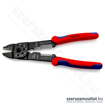 KNIPEX Krimpelő fogó (blankoló) barnított 215mm (97 21 215)