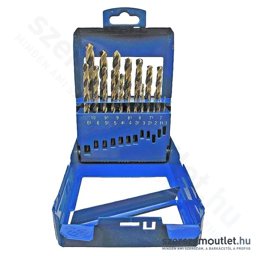 MAKITA HSS-Co 5% fémfúrószár készlet 1-10mm 19db-os (P-61818)