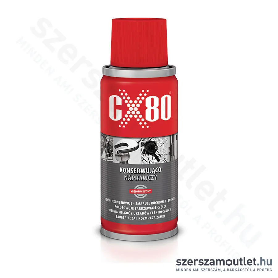 CX-80 Univerzális spray 100ml | kenő, védő, kontaktjavító, nedvességkiszorító, zár-jégtelenítő