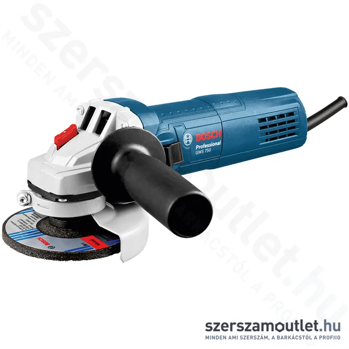 BOSCH GWS 750 Sarokcsiszoló (750W/125mm) (0601394001)