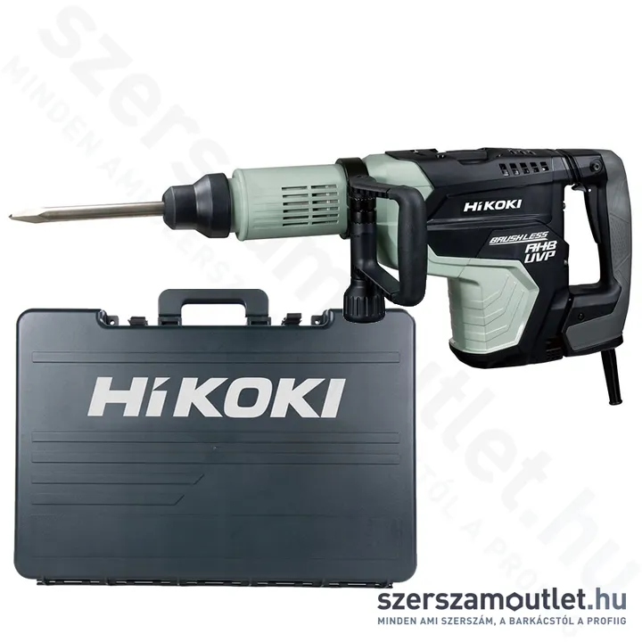 HIKOKI H60MEY Vésőkalapács szénkefementes, kofferben, SDS-Max (1500W/26,5J)