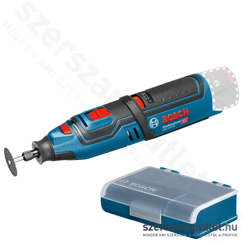 BOSCH GRO 12V-35 Akkus egyenescsiszoló (12V) (Akku és töltő nélkül!) (06019C5000)