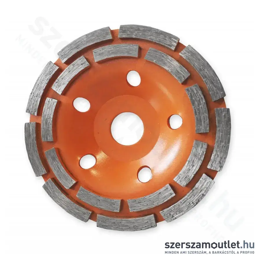 DEDRA DYNAMIC Kétsoros gyémánt csiszolótárcsa 125x22,2mm