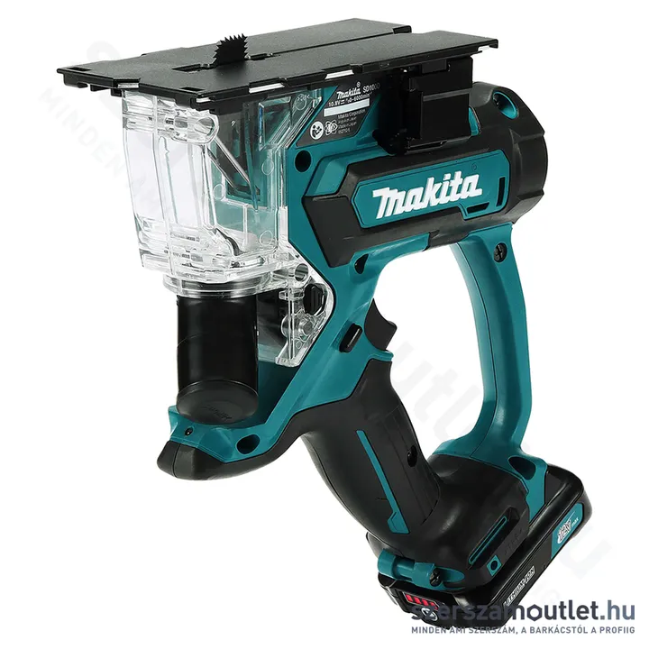 MAKITA SD100DZ Akkus gipszkartonvágó (10,8V) (Akku és töltő nélkül!)