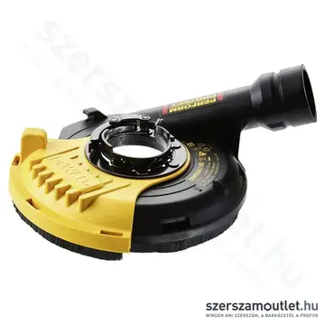 DEWALT DWE4257KT Fordulatszám szabályzós sarokcsiszoló, betoncsiszoló lágyindítással (1500W/125mm)