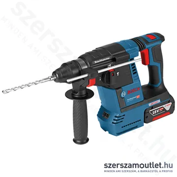 BOSCH GBH 18V-26 Akkus fúró-vésőkalapács szénkefementes, kofferben (2x6,0Ah/18V) (0611909003)