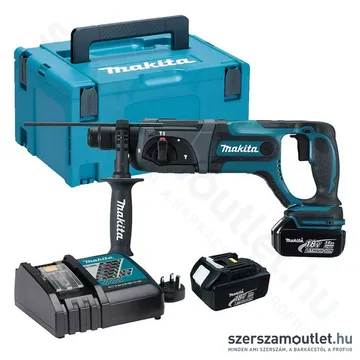 MAKITA DHR241RTJ Akkus fúró-vésőkalapács MakPac kofferben (18V) (2x5,0Ah)