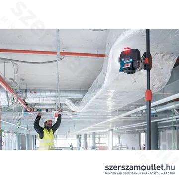 BOSCH GLL 3-80 C Akkus vonallézer PIROS (3x360°) (4x1,5V) (0601063R00)