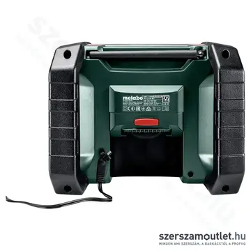 METABO R 12-18 BT Akkus Bluetooth rádió + hálózati adapter (Akku és töltő nélkül!)