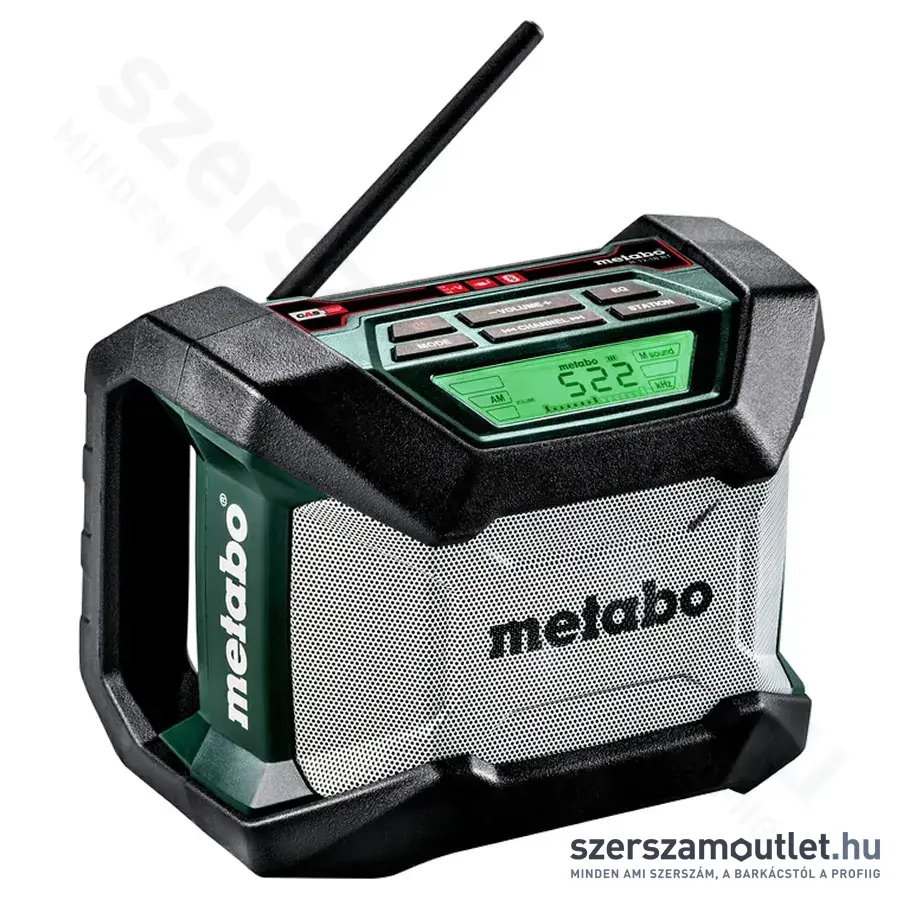 METABO R 12-18 BT Akkus Bluetooth rádió + hálózati adapter (Akku és töltő nélkül!)
