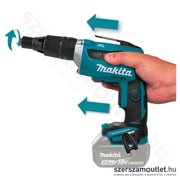 MAKITA DFS251Z Akkus szénkefe mentes csavarbehajtó Lindab csavarokhoz (18V) (Akku és töltő nélkül!)