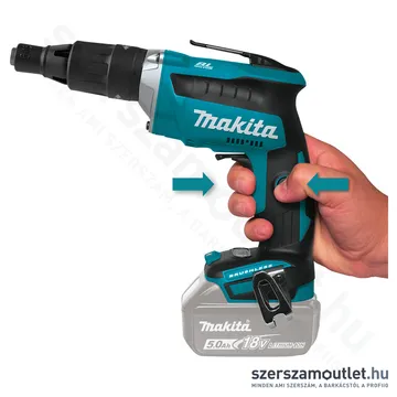 MAKITA DFS251Z Akkus szénkefe mentes csavarbehajtó Lindab csavarokhoz (18V) (Akku és töltő nélkül!)