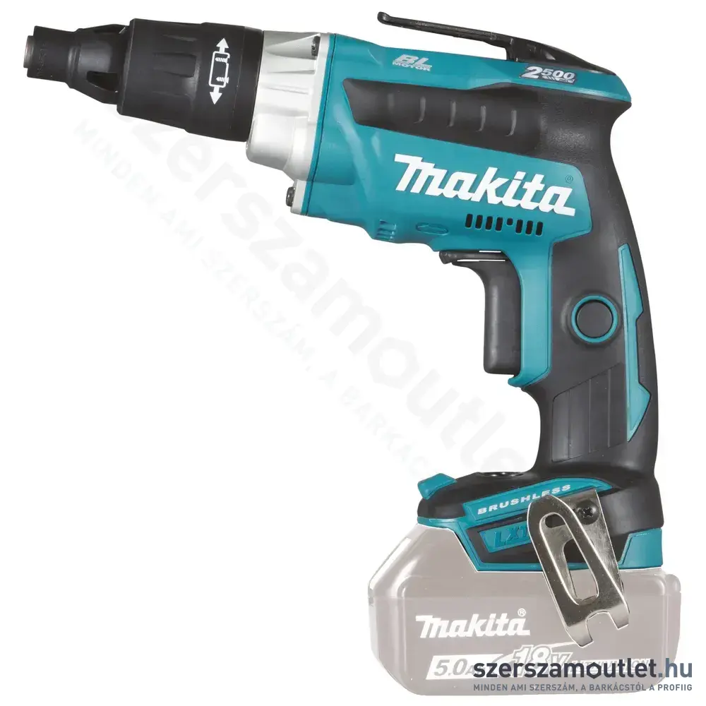 MAKITA DFS251Z Akkus szénkefe mentes csavarbehajtó Lindab csavarokhoz (18V) (Akku és töltő nélkül!)