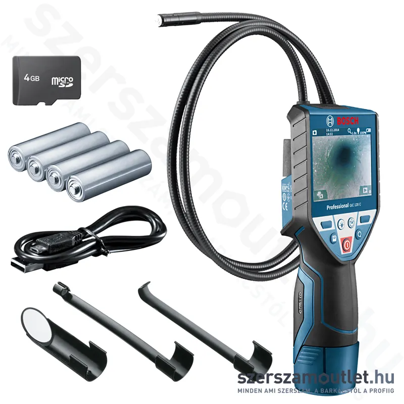 BOSCH GIC 120 C Akkus vizsgálókamera (4x1,5V) (0601241200)