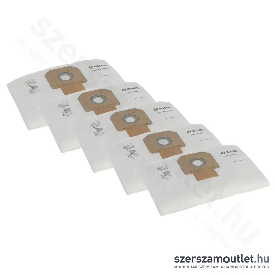 BOSCH Filc szűrőzsák, porzsák GAS 35 porszívókhoz (5db/csomag) (2607432037)