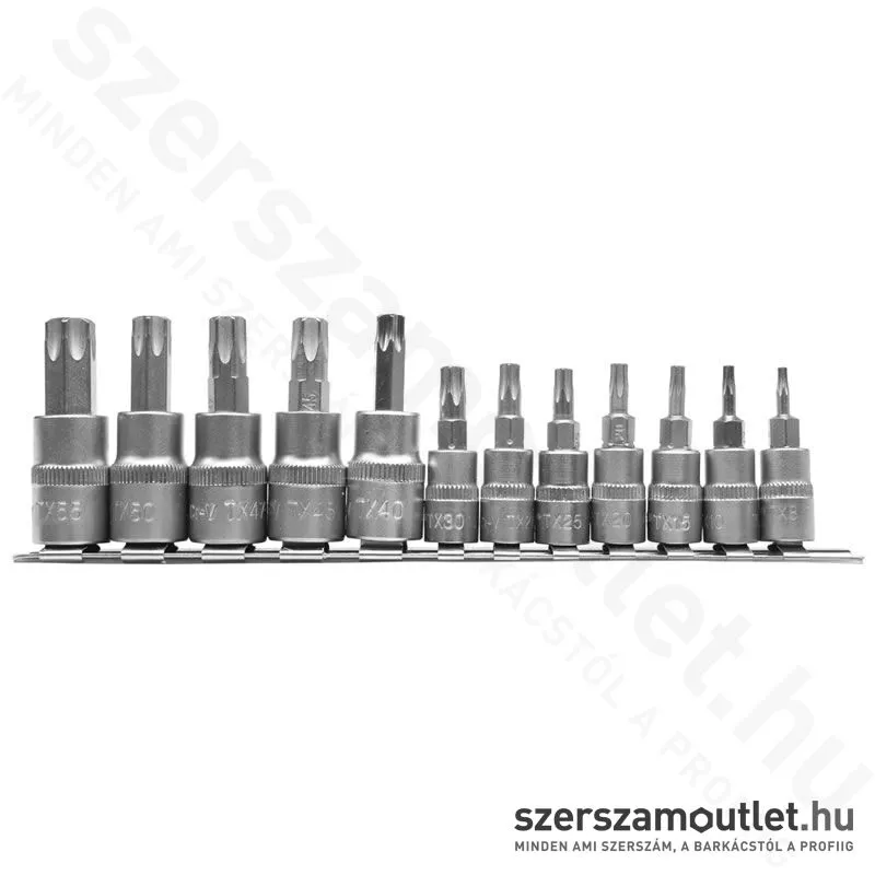 YATO Torx-dugókulcs készlet 12 részes, 1/4