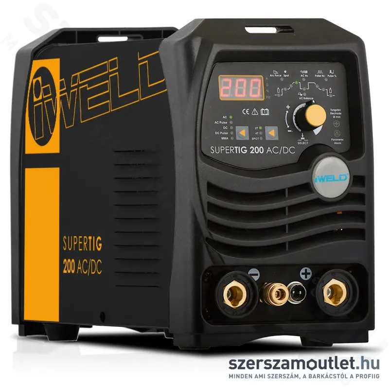 IWELD GORILLA SUPERTIG 200 AC/DC Hegesztő inverter (5-200A) (8TIG200SPRACDC)