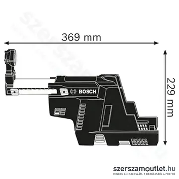 BOSCH GDE 18V-16 Porelszívó egység (BOSCH GBH 18V-26 géphez)
