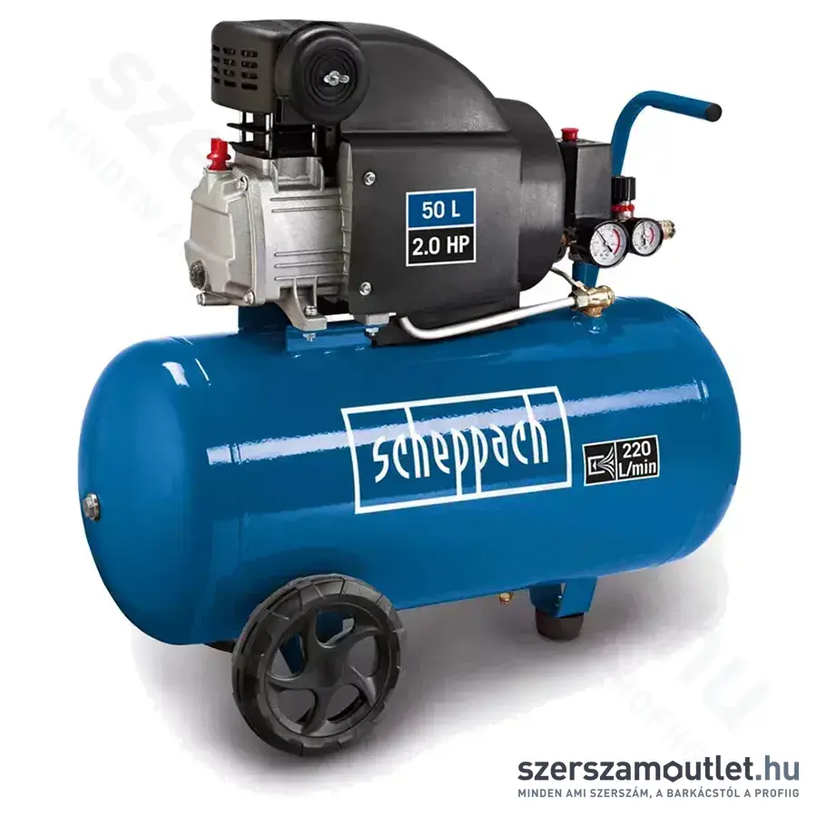 SCHEPPACH HC 54 Olajkenésű kompresszor (1500W/50l)