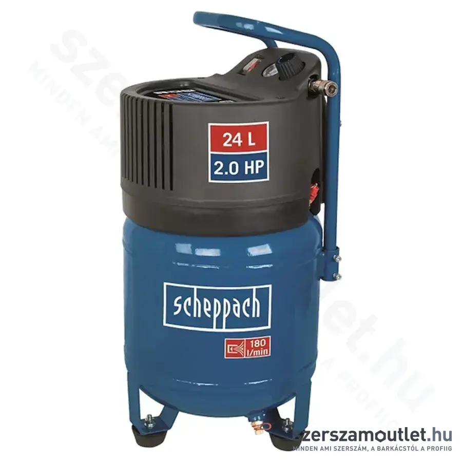 SCHEPPACH HC 24 V Olajmentes vertikális kompresszor (1500W/24l)